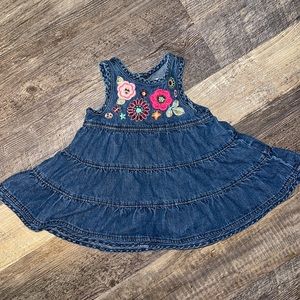 6-9 month denim dress